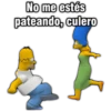 No me estés
pateando, culero