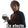 En efecto