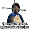 Jesucristo vencedor.
aplaca to fray turigor