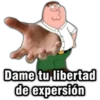 Dame tu libertad
de expersión