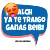 ALCH
YA TE TRAIGO
GANAS BEIBI
@SOYCHOOQOMILQ