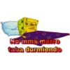 No mms morro
taba durmiendo