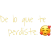 De lo que te
perdiste.
Q