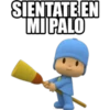 SIENTATE EN
MI PALO