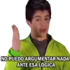 NO PUEDO ARGUMENTAR NADA
ANTE ESA LÓGICA
@rafadliaz