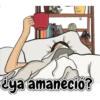 ¿ya amaneció?