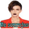 Me sonrojas