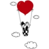 Love in white, black and red 23