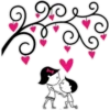Love in white, black and red 24