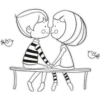 Love in white, black and red 28
