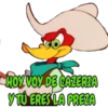 HOY VOY DE CAZERIA
Y TÚ ERES LA PREZA