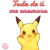 Todo de ti
me enamora
