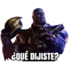 CQUÉ DIJISTE?