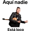 Aquí nadie
Está loco