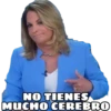NO TIENES
MUCHO CEREBRO