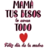 MAMÁ
TUS BESOS
le curan
TODO
Feliz día de la madre