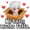 Me haces
mucha falta.