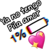 Ya no tengo
Pila amor
1% C