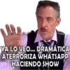 MIKE YA LO VEO... DRAMÁTICA ATERRORIZA WHATSAPP HACIENDO SHOW