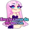 Eres la causa de
mi sonrisa.