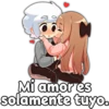 Mi amor es
solamente tuyo.
