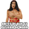 ANTES DE QUE SE
PUSIERA DE MODA