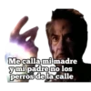 Me calla mi madre
y mi padre no los
perros de la calle
