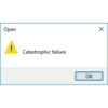 Open
!
Catastrophic failure
OK