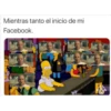Mientras tanto el inicio de mi
Facebook.