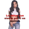 Lonice ue
siento porti es
lástima