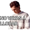 NO VAYAS A
LLORAR