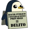 HACER PÚBLICO CONVERSACIONES PRIVADAS = DELITO