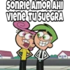 SONRIE AMOR AHI
viene TUsueGRA
田
田田
