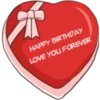 HAPPY BIRTHDAY
LOVE YOU FOREVER