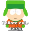 Cállate culo
gordo