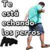 Te
está
echando
los perros