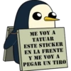 ME VOY A TATUAR ESTE STICKER EN LA FRENTE Y ME VOY A PEGAR UN TIRO