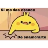 Si me das chance
De enamorarte