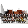 11
Prácticamente
quemé todo mi
vecindario.