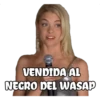 VENDIDA AL
NEGRO DEL WASAP