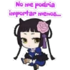 No me podria
importar menos...