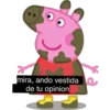 mira, ando vestida
de tu opinion