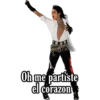 Ob me partiste
el corazon