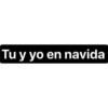 Tu y yo en navida