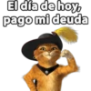 El día de hoy,
pago mi deuda