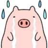 Very Cute And Round Pig Emoji 12