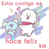 Estar contigo me 30 nace feliz km