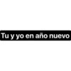 Tu y yo en año nuevo