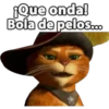 fQue onda!
Bola de pelos..