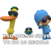 Y LO QUE NO SIRVE
YO NO LO RECICLO